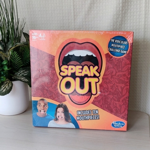 Hasbro Speak Out Game Ages 16&Up, 4-10 Players - Picture 1 of 4